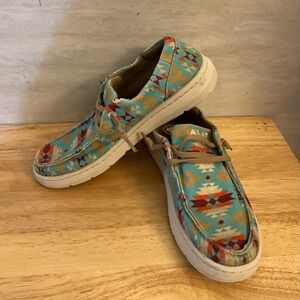 Ariat Women’s Hilo In The Turquoise Saddle Blanket Print